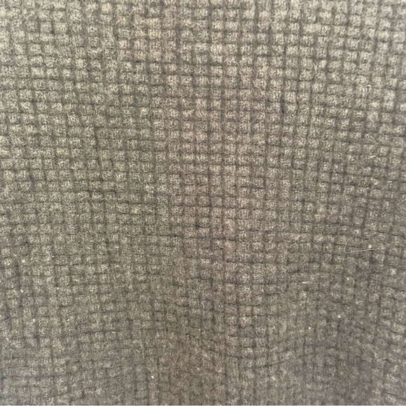 Athleta cashmere blend sweater green waffle knit soft warm size medium - Picture 2 of 5